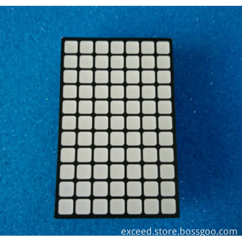 2.3inch Yellow Square Dot Matrix Display